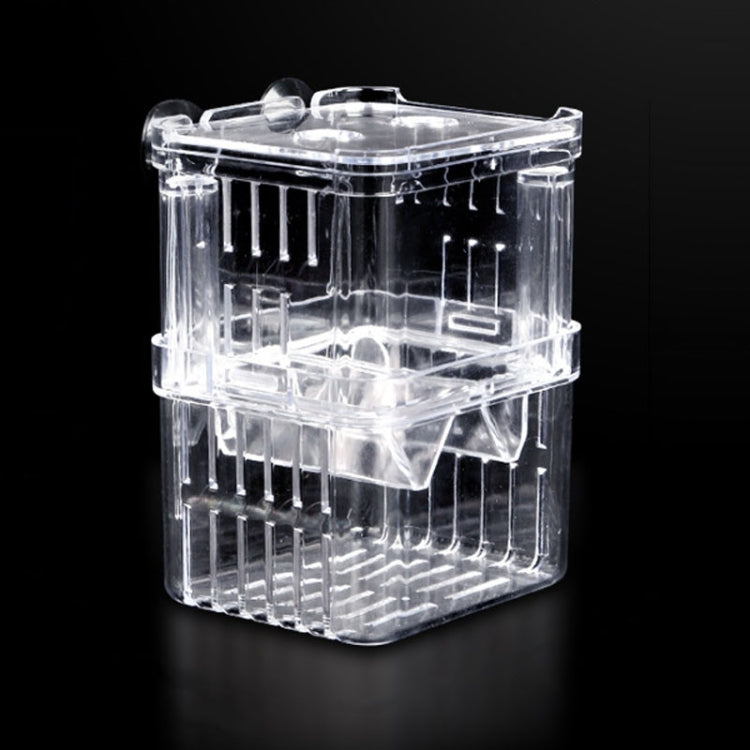 Small Peacock Fish Double Layer Transparent Breeding Isolation Box Aquarium Breeding Box - Fish Tanks & Accessories by buy2fix | Online Shopping UK | buy2fix