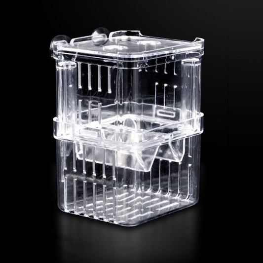 Small Peacock Fish Double Layer Transparent Breeding Isolation Box Aquarium Breeding Box - Fish Tanks & Accessories by buy2fix | Online Shopping UK | buy2fix