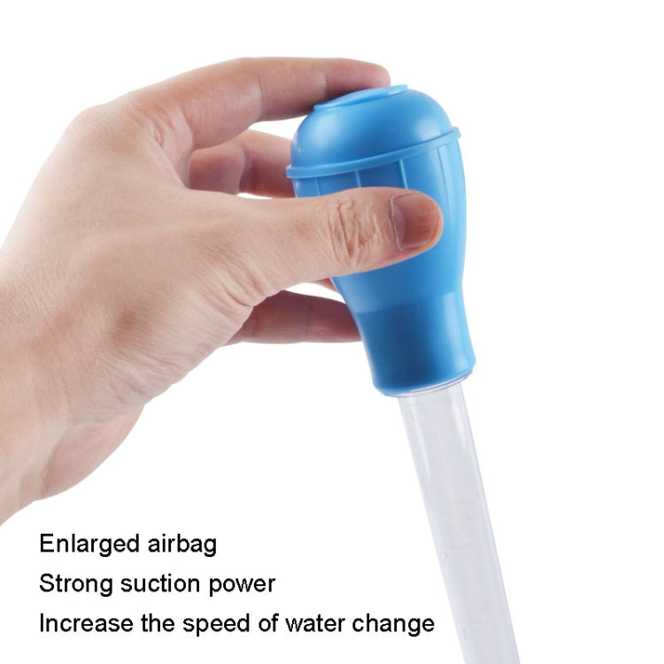 Small Fish Tank Water Change Suction Pooper Manual Mini Suction Tube(Blue) - Cleaning Tools by buy2fix | Online Shopping UK | buy2fix