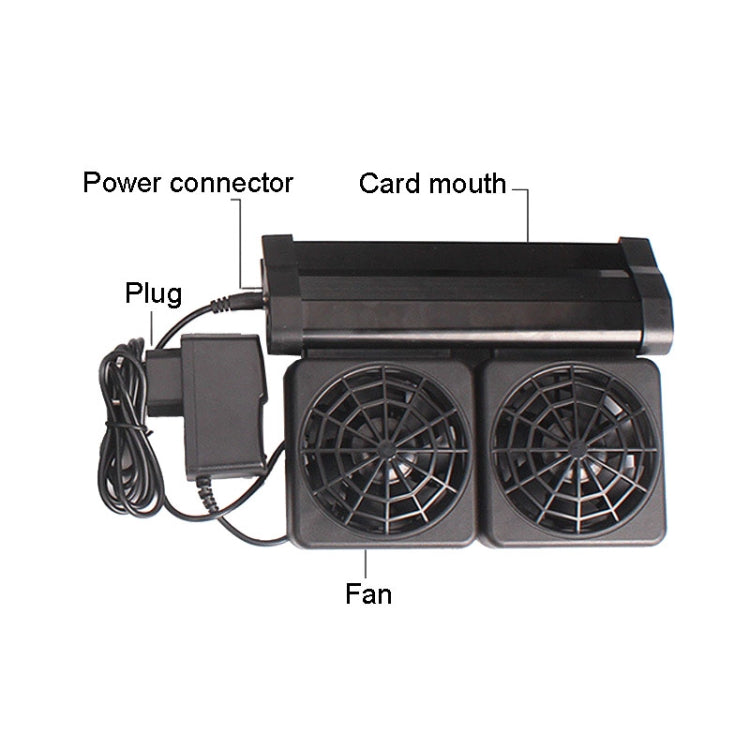 Fish Tank Cooling Fan Cooling Silent Aquarium Fan, Specification: 2 Head US Plug - Fish Tanks & Accessories by buy2fix | Online Shopping UK | buy2fix