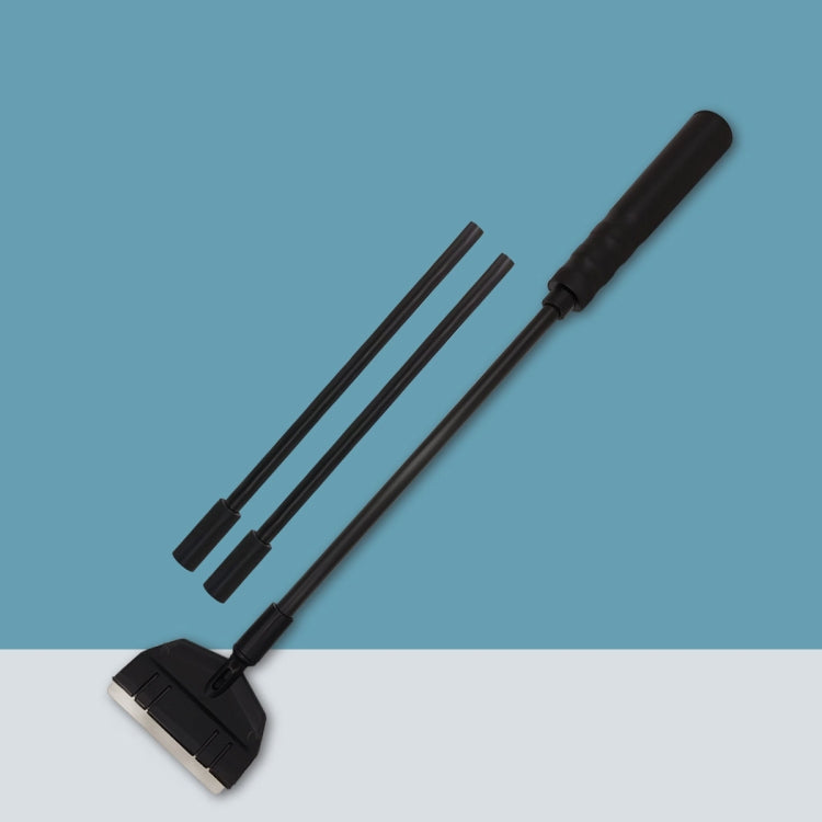 73cm 3 Section Fish Tank Algae Scraper Widen Aquarium Long Handle Scraper(Black) - Cleaning Tools by buy2fix | Online Shopping UK | buy2fix