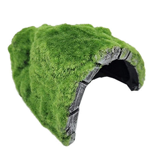 ZR7661 Flocked Caple Box Turtle Hiding Nest Moss Cave Turtle Cave Sunbed - Reptile Supplies by buy2fix | Online Shopping UK | buy2fix