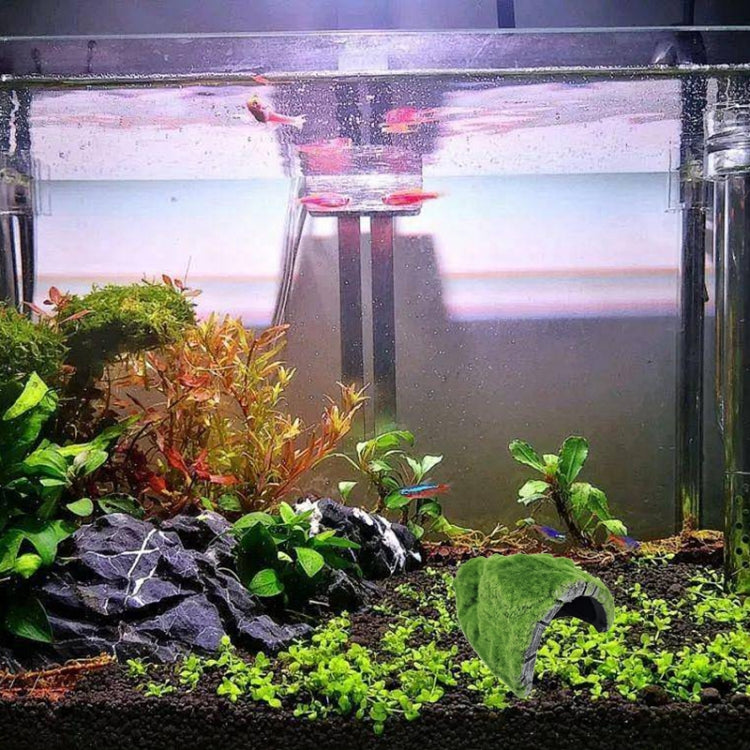 ZR7661 Flocked Caple Box Turtle Hiding Nest Moss Cave Turtle Cave Sunbed - Reptile Supplies by buy2fix | Online Shopping UK | buy2fix