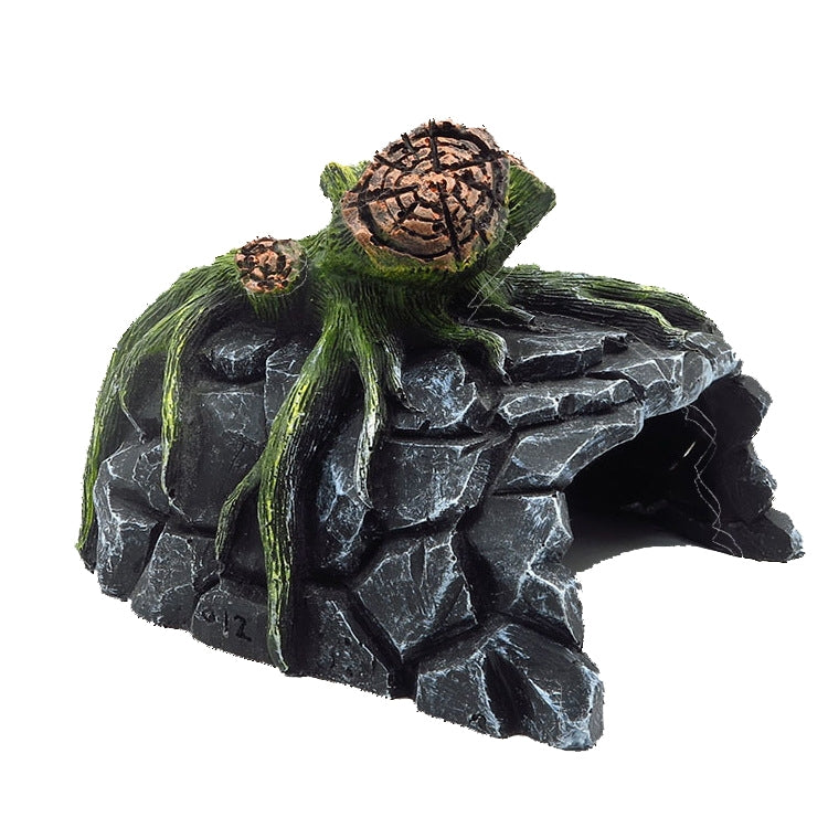 GT023 Resin Turtle Sunbed Climbing Table Stump Hideaway House Sunback Table - Reptile Supplies by buy2fix | Online Shopping UK | buy2fix