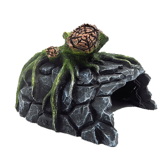 GT023 Resin Turtle Sunbed Climbing Table Stump Hideaway House Sunback Table - Reptile Supplies by buy2fix | Online Shopping UK | buy2fix