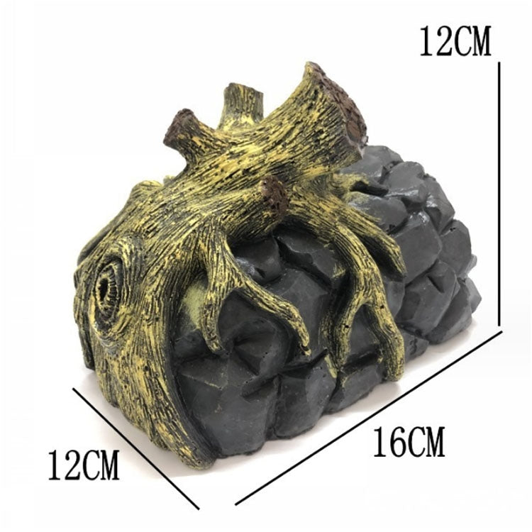 GT023 Resin Turtle Sunbed Climbing Table Stump Hideaway House Sunback Table - Reptile Supplies by buy2fix | Online Shopping UK | buy2fix