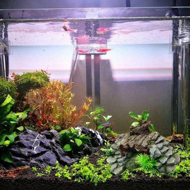 GT149 Resin Turtle Sunbed Climbing Table Stump Hideaway House Sunback Table - Reptile Supplies by buy2fix | Online Shopping UK | buy2fix