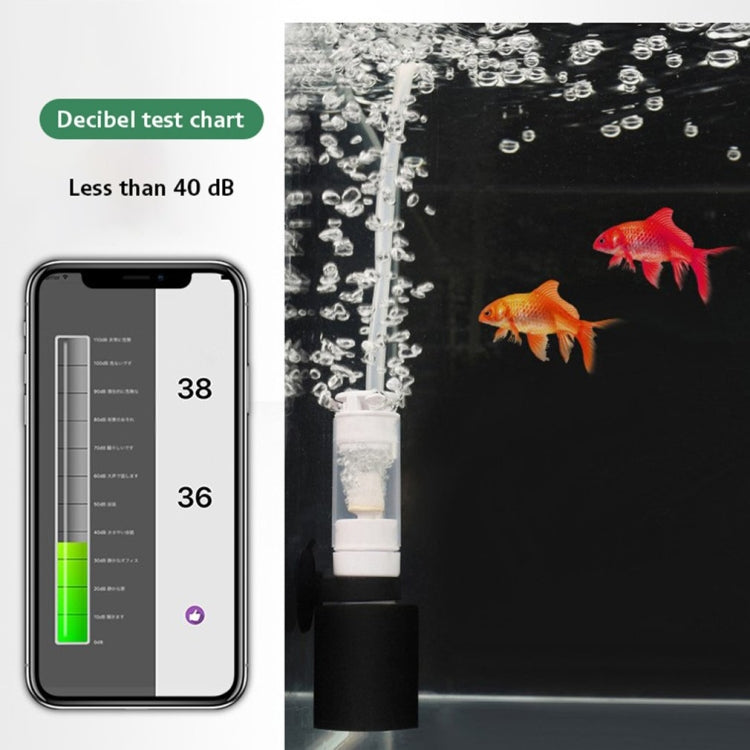 MB-201 Small Fish Tank Aquarium Mini Pneumatic Filter Oxygenator - Air Pumps by buy2fix | Online Shopping UK | buy2fix