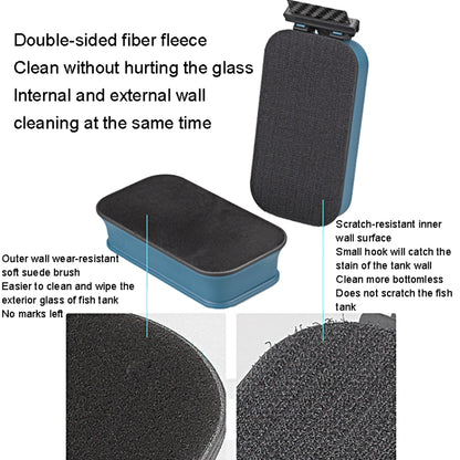 8426 Ordinary+Carbon Blade Fish Tank Magnetic Brush Aquarium Glass Moss Removal Cleaning Brush - Cleaning Tools by buy2fix | Online Shopping UK | buy2fix