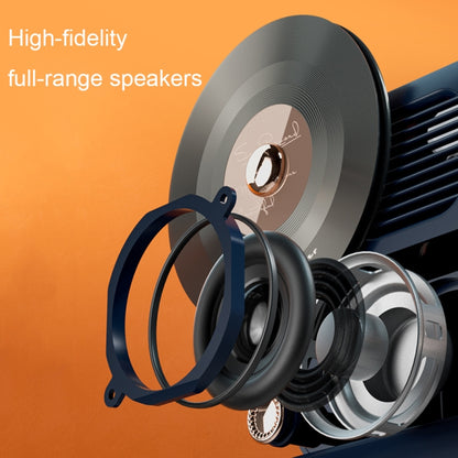 Y02 Retro Vinyl Record Player Wireless Bluetooth Speaker Ambient Light Aromatherapy Bluetooth Audio(White) - Desktop Speaker by buy2fix | Online Shopping UK | buy2fix