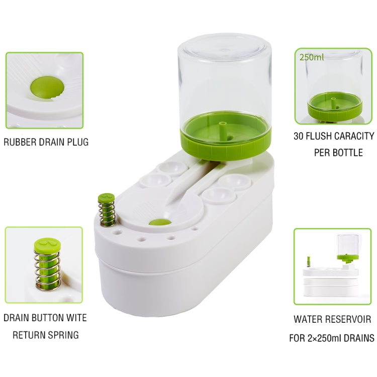 2nd Generation Oil Painting Brush Cleaner Tool with Water Container Paint Pen Washer(Green) by buy2fix