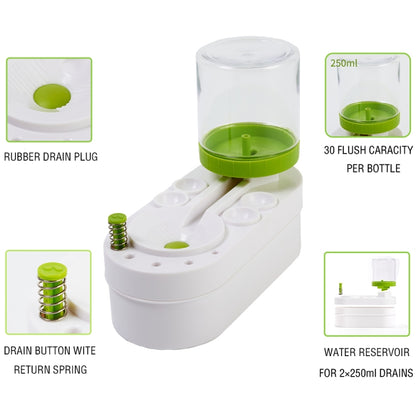 2nd Generation Oil Painting Brush Cleaner Tool with Water Container Paint Pen Washer(Green) by buy2fix