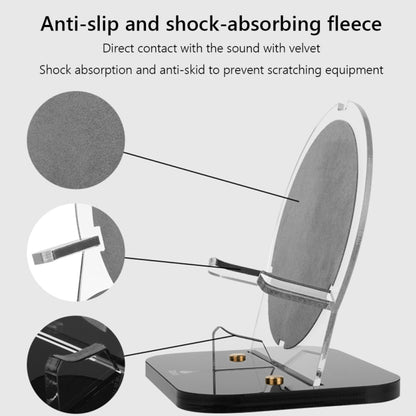 For B&O Beoplay A1 / Beosound A1 2nd Speaker Acrylic Desktop Stand Holder(Black) - Speaker Bracket by buy2fix | Online Shopping UK | buy2fix