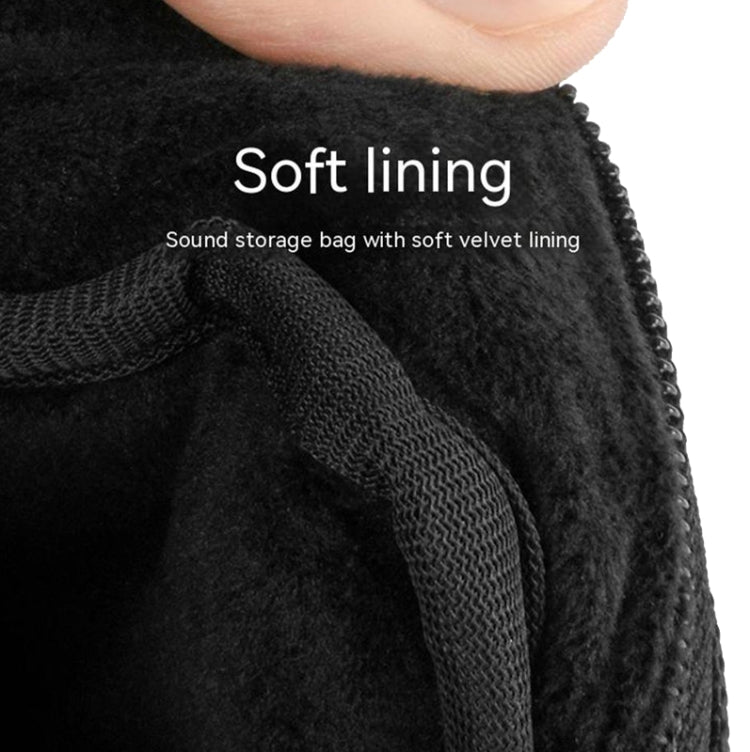 For MARSHALL Emberton 1/2  Bluetooth Speaker Bag Storage Case Protective Box(Black) - Protective Case by buy2fix | Online Shopping UK | buy2fix