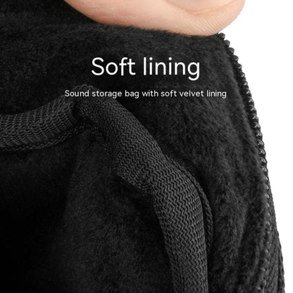 For MARSHALL Emberton 1/2  Bluetooth Speaker Bag Storage Case Protective Box(Black) - Protective Case by buy2fix | Online Shopping UK | buy2fix