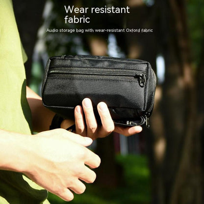 For MARSHALL Emberton 1/2  Bluetooth Speaker Bag Storage Case Protective Box(Black) - Protective Case by buy2fix | Online Shopping UK | buy2fix