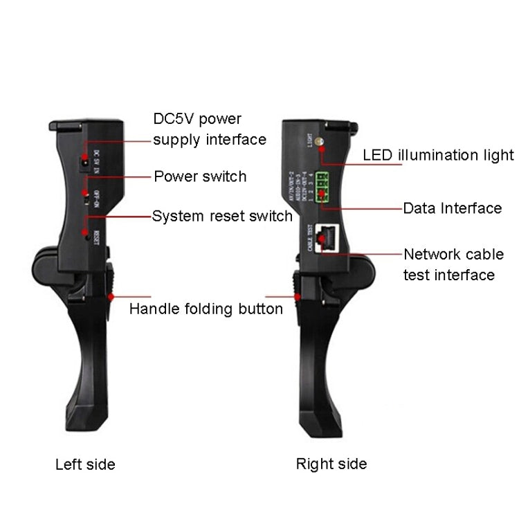 JSK-4300B 4.3 inch Handheld 12V Output Network Cable Monitoring Tester(With US Plug Power Adapter) by buy2fix