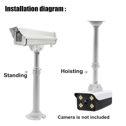 60-120cm Telescopic I-Type Monitoring Bracket Hanging Closed-Circuit Aluminum Alloy Bracket by buy2fix