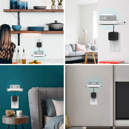 For Google Wifi AhaStyle DD96 Stand Wall Storage Stand(White) - Speaker Bracket by AhaStyle | Online Shopping UK | buy2fix