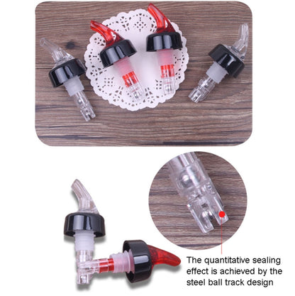 Quantitative Wine Pourer Red Wine Cork Wine Stopper 30ml Red by buy2fix