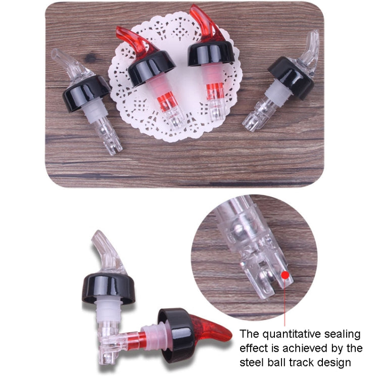Quantitative Wine Pourer Red Wine Cork Wine Stopper 30ml Transparent by buy2fix