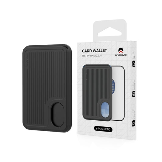 AhaStyle PT133-B Magnetic Vertical Silicone Card Holder(Black) by AhaStyle