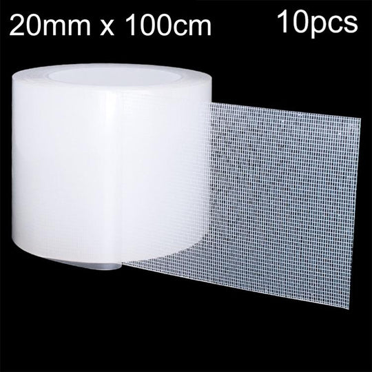 10pcs 20mm x 100cm 1.5mm Thick Strong Nano-grid Carpet Fixing Double Sided Non-marking Tape