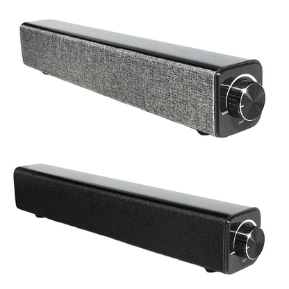 BT808 20W Desktop Computer Bluetooth Speaker 3D Stereo Sound Effect Home Speaker(Black) - Desktop Speaker by buy2fix | Online Shopping UK | buy2fix