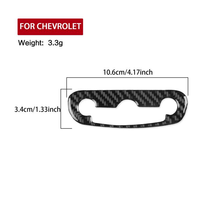 For Chevrolet Malibu 2016-2024 A Model Left-hand Drive Headlight Switch Sticker(Red) - Car Interior Mouldings by buy2fix | Online Shopping UK | buy2fix