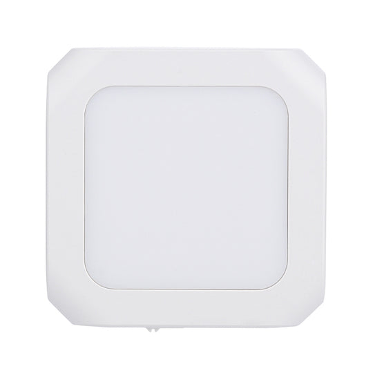 0.6W Stepless Dimming Induction Night Light Square Light Guide Plate Baby Night Light(UK Plug)