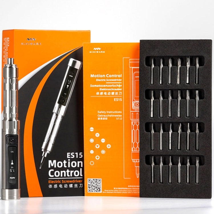 MINIWARE ES15 Electric Screwdriver Repair Tool Dismantling Screw Batch - Screwdriver by MINIWARE | Online Shopping UK | buy2fix