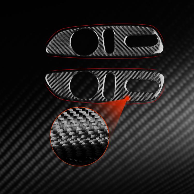 For Chevrolet Malibu 2016-2024 2pcs /Set Left-hand Drive Seat Adjustment Button Sticker(Black) - Car Interior Mouldings by buy2fix | Online Shopping UK | buy2fix