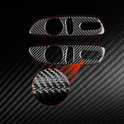 For Chevrolet Malibu 2016-2024 2pcs /Set Left-hand Drive Seat Adjustment Button Sticker(Black) - Car Interior Mouldings by buy2fix | Online Shopping UK | buy2fix