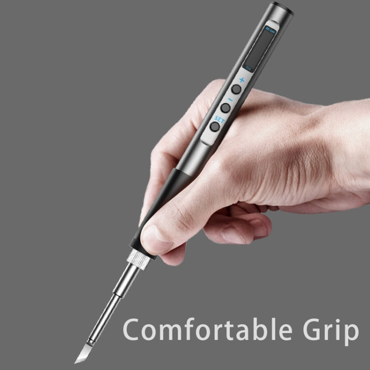 T12-I PTS100 Intelligent Portable Digital Display Small Constant Temperature Repair Soldering Iron PD65W Powered Mini Soldering Station - Electric Soldering Iron by buy2fix | Online Shopping UK | buy2fix