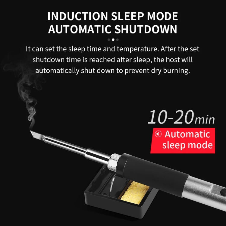 T12-BC2 PTS100 Intelligent Portable Digital Display Small Constant Temperature Repair Soldering Iron PD65W Powered Mini Soldering Station - Electric Soldering Iron by buy2fix | Online Shopping UK | buy2fix