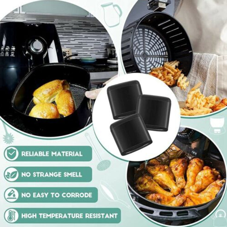 8pcs Air Fryer Rubber Bumpers Air Fryer Tray Rubber Replace Parts Accessories - Baking mat & Bakewares by buy2fix | Online Shopping UK | buy2fix