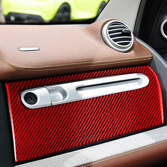 For 2011-2015 Benz Smart Fortwo Left-hand Drive Glove Box Sticker(Red)