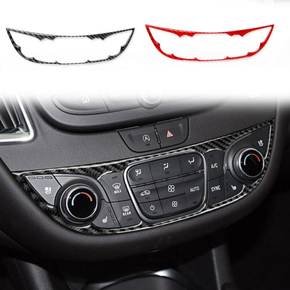 For Chevrolet Malibu 2016-2024 A Model Left-hand Drive Central Control Button Panel Sticker(Red) - Car Interior Mouldings by buy2fix | Online Shopping UK | buy2fix