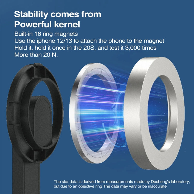 Magnetic Selfie Stick Tripod Handheld Stabilizer Rod With Remote Controller(Black) by buy2fix