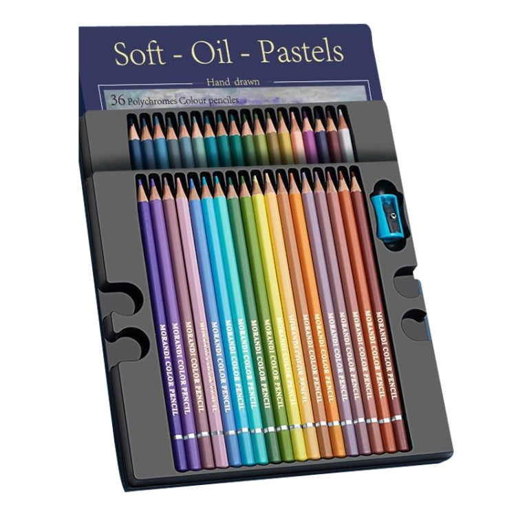 36 Colors Oily Bright Color Pencil Studio Special Set Morandi by buy2fix