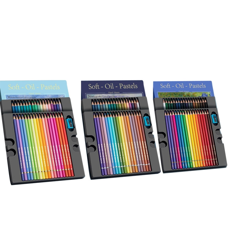 36 Colors Oily Bright Color Pencil Studio Special Set Macaron - Art Supplies by buy2fix | Online Shopping UK | buy2fix