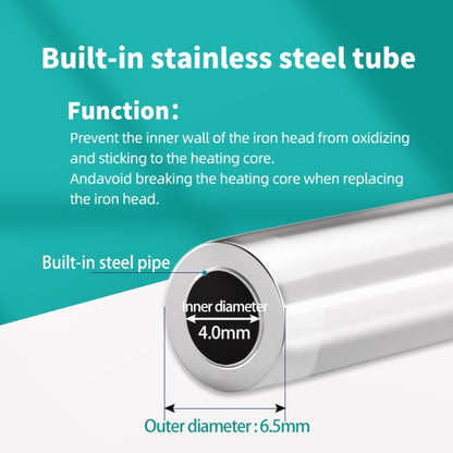 5-in-1  900M-T Internal Heating Soldering Iron Tip  for 936 Sleeve Casing - Soldering Iron Tip by buy2fix | Online Shopping UK | buy2fix