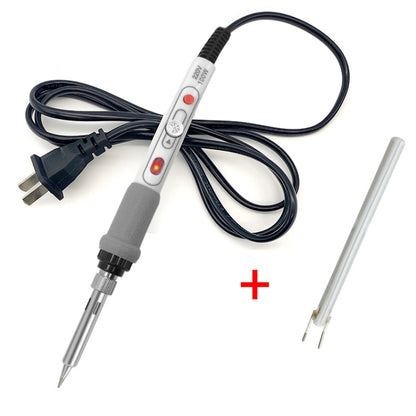 2pcs Set 2 100W  220V High-power Electric Soldering Iron Adjustable Temperature Soldering Tool US Plug - Electric Soldering Iron by buy2fix | Online Shopping UK | buy2fix