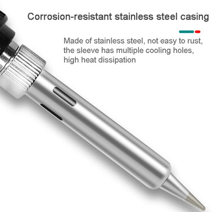 2pcs Set 1 100W  220V High-power Electric Soldering Iron Adjustable Temperature Soldering Tool US Plug - Electric Soldering Iron by buy2fix | Online Shopping UK | buy2fix