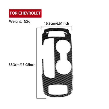 For Chevrolet Malibu 2016-2024 C Model Left-hand Drive Gear Panel Sticker(Black) - Car Interior Mouldings by buy2fix | Online Shopping UK | buy2fix
