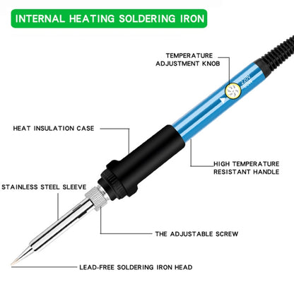 15 In 1 60W 806 Adjustable Temperature Internal Heat Soldering Iron Set 220V EU Plug - Electric Soldering Iron by buy2fix | Online Shopping UK | buy2fix