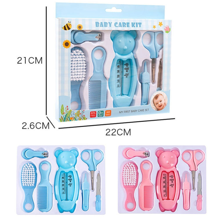 7 in 1 Baby Care Set Baby Daily Cleaning Tools Kit(Blue) - Baby Care by buy2fix | Online Shopping UK | buy2fix