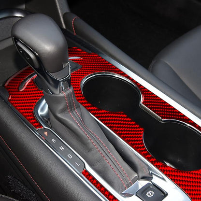 For Chevrolet Malibu 2016-2024 A Model Left-hand Drive Gear Panel Sticker(Red) - Car Interior Mouldings by buy2fix | Online Shopping UK | buy2fix