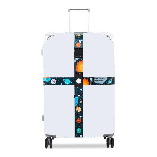 Luggage Cross Customs Lock Binding Strap, Color: Cartoon Planet (Ordinary) by buy2fix