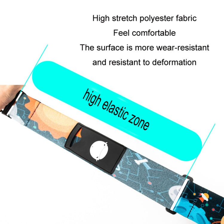 Luggage Cross Customs Lock Binding Strap, Color: Colorful Dragon Ccales (Ordinary) by buy2fix